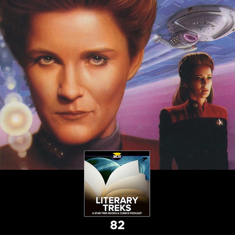 Artwork for podcast Literary Treks: A Star Trek Books and Comics Podcast
