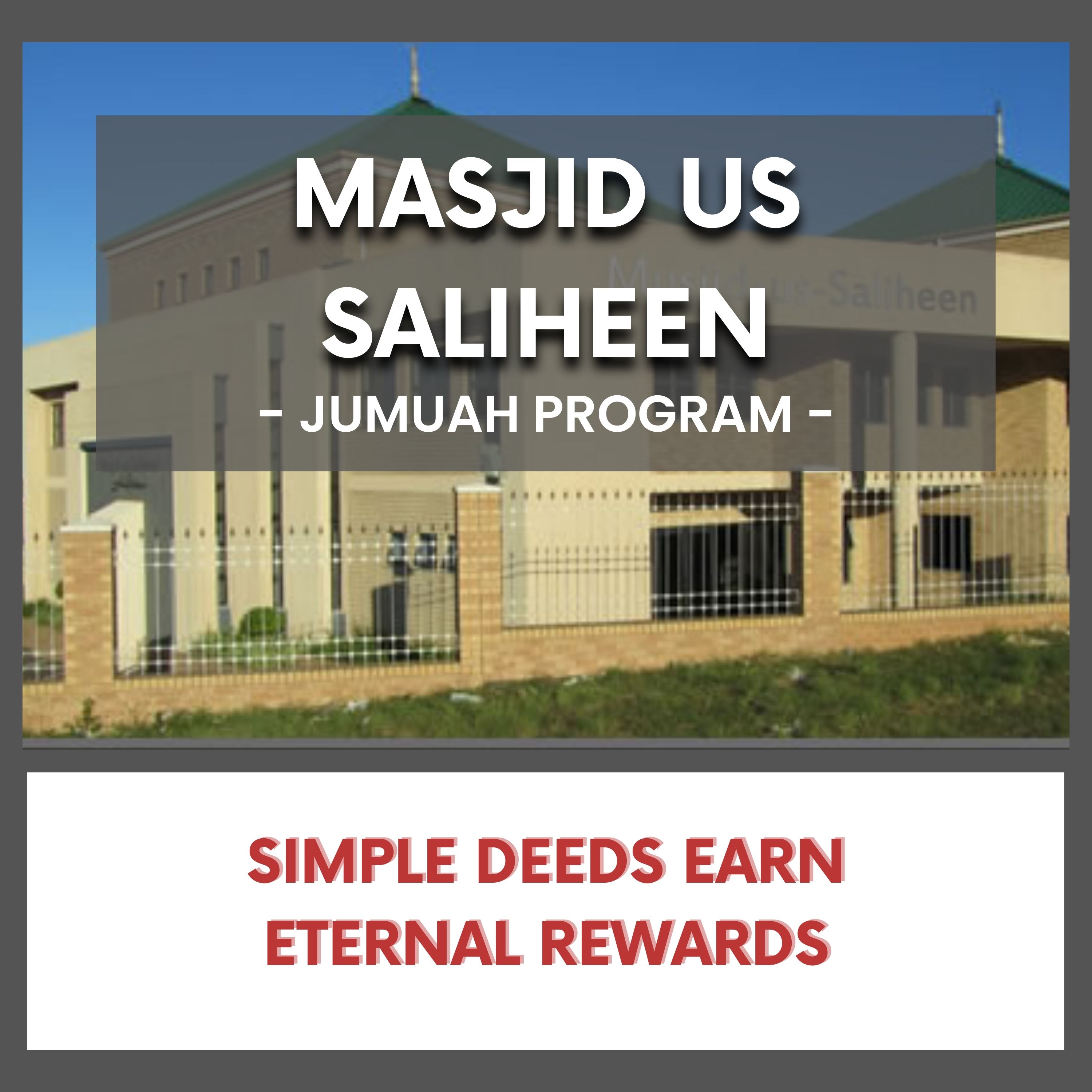 Simple Deeds Earn Eternal Rewards