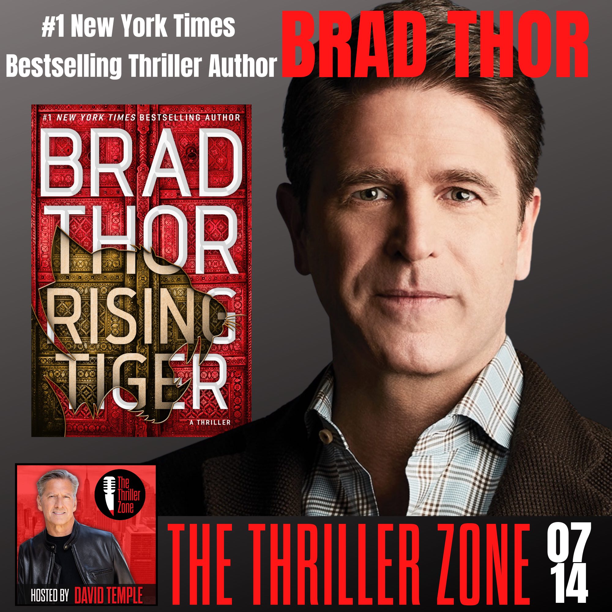 Brad Thor, NYTimes Bestselling Author of Rising Tiger Image