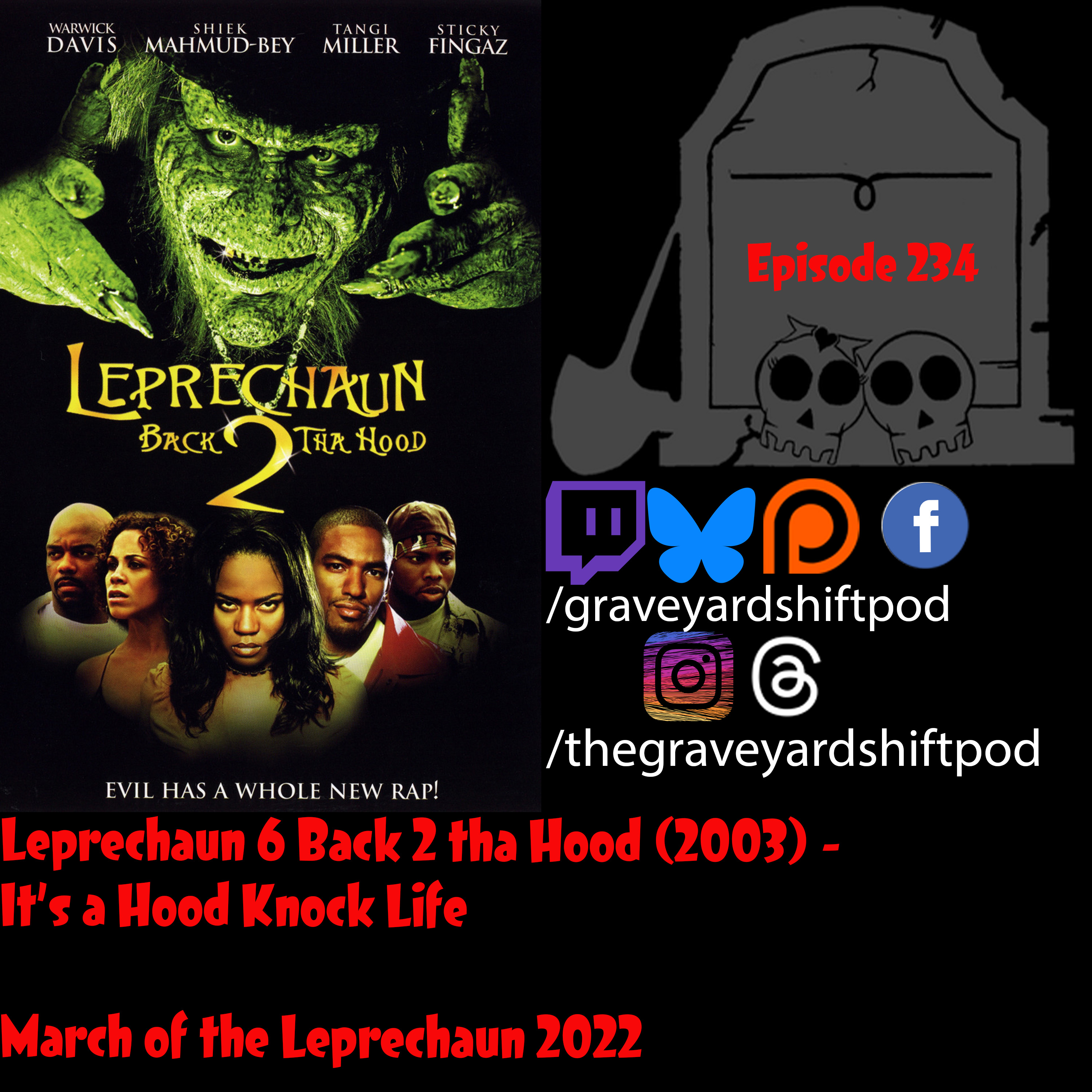 Leprechaun 6 Back 2 tha Hood (2003) - It’s a Hood Knock Life - March of the Leprechaun 2022 episode artwork