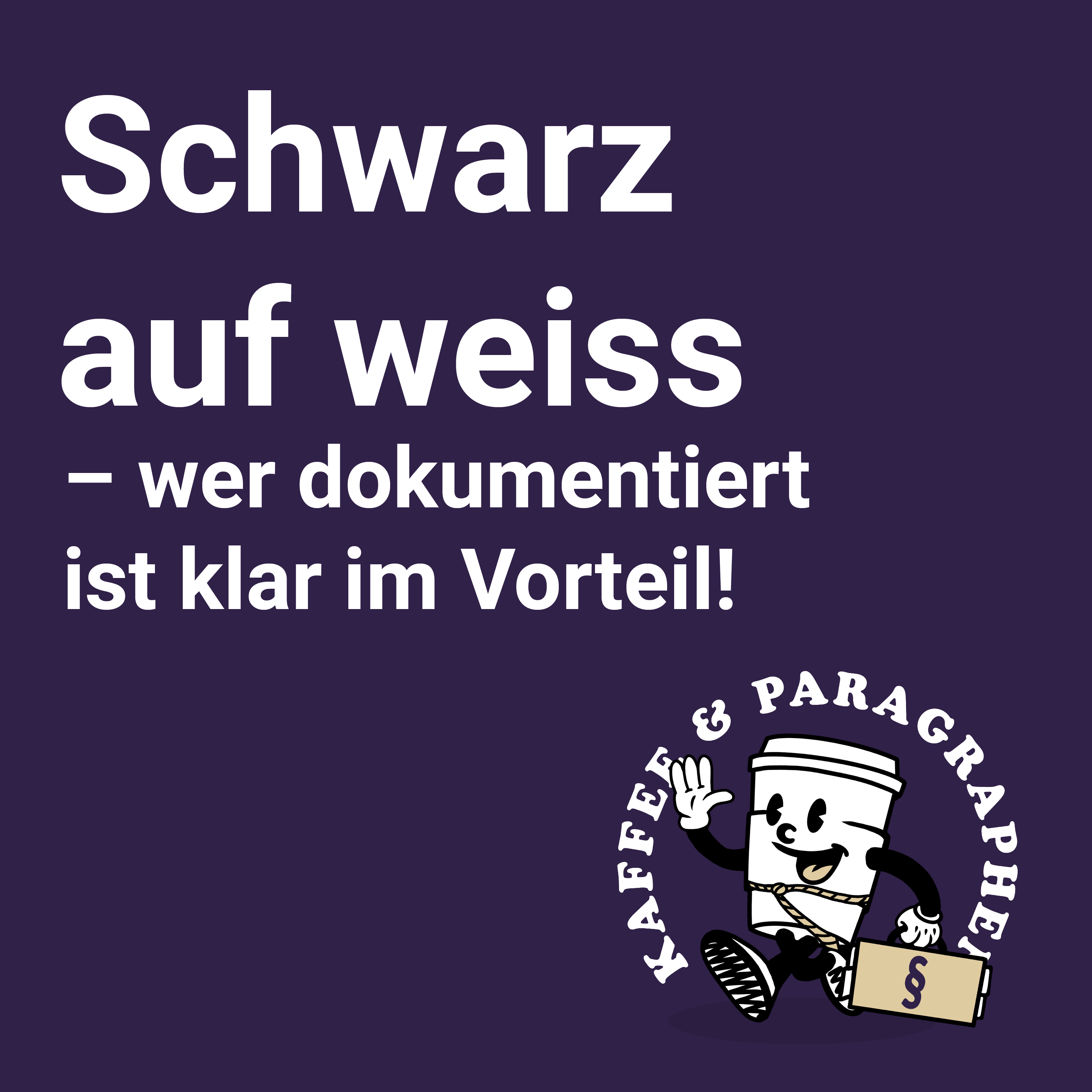Kaffee & Paragraphen