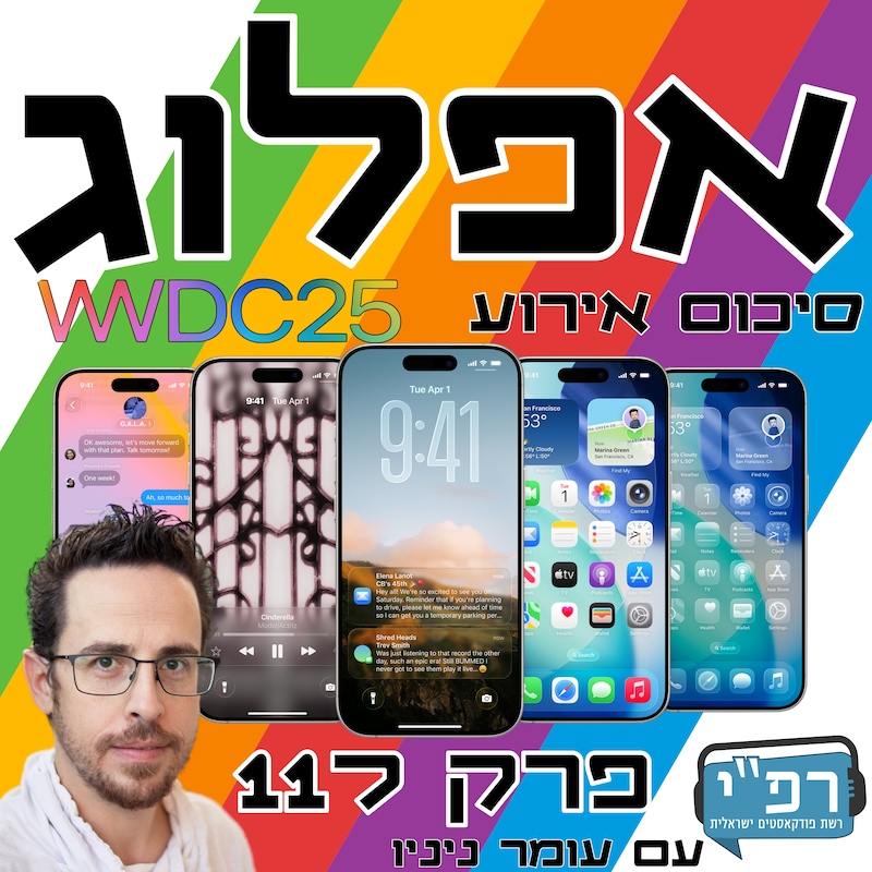 Artwork for podcast אפלוג - פודקאסט על אפל
