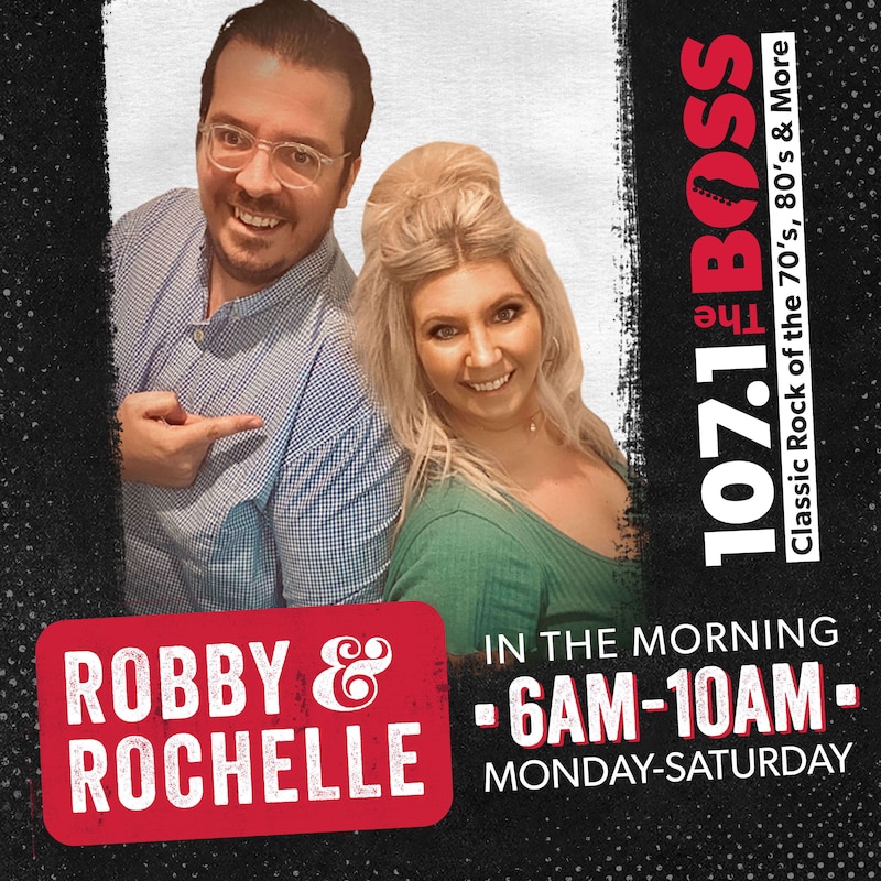 Artwork for podcast Robby & Rochelle in the Morning on 107.1 The Boss