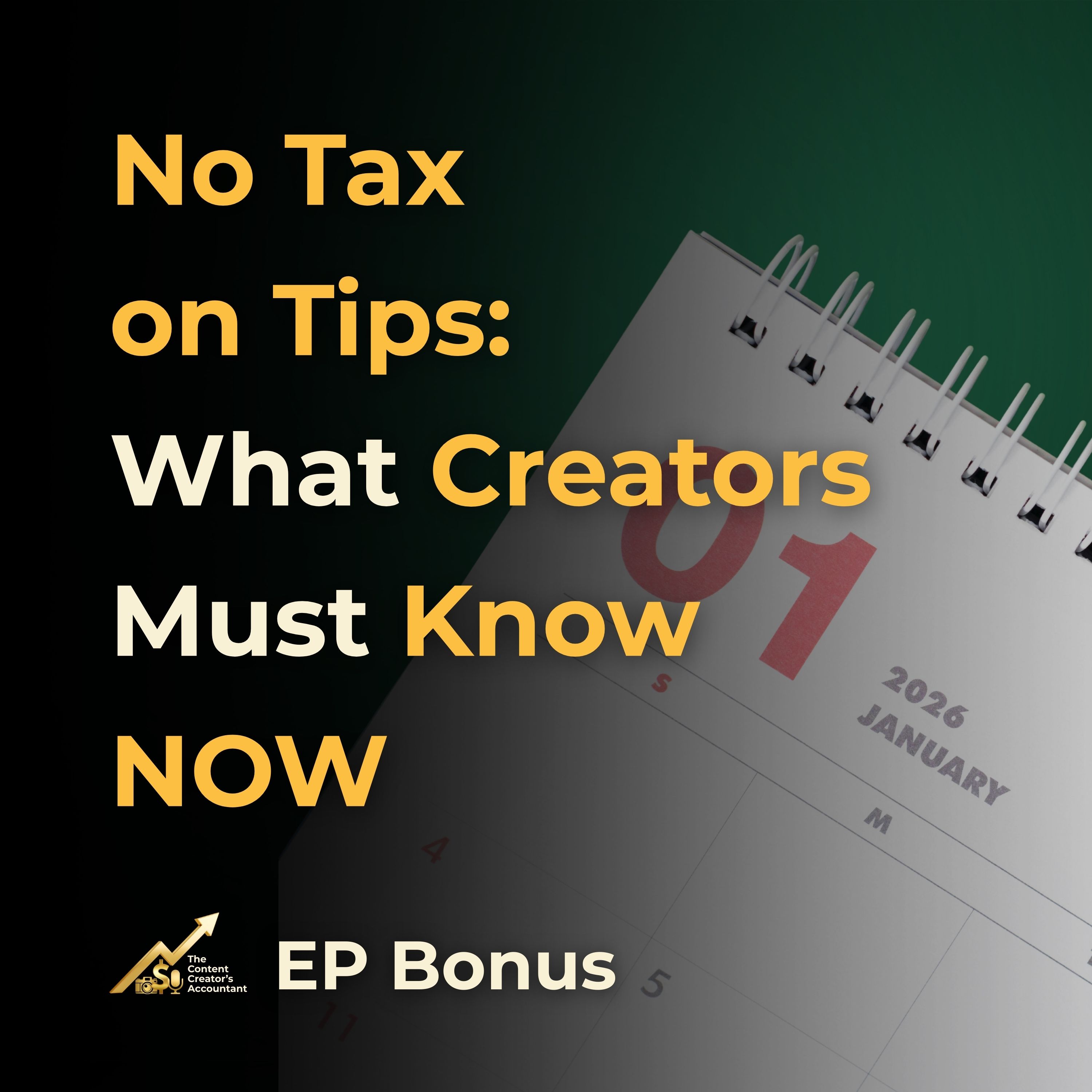 No Tax on Tips: What Creators Must Know NOW
