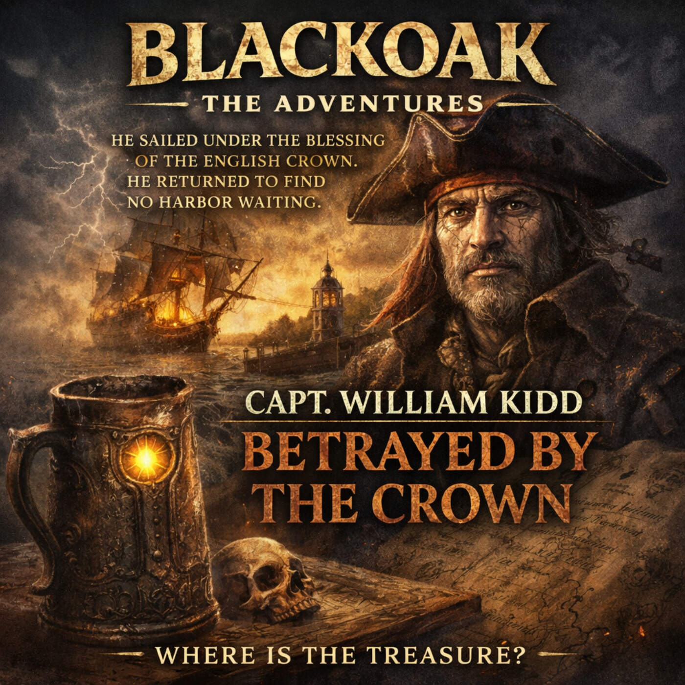 BLACKOAK: The Betrayal of Captain Kidd — Gold, Lies, and the Rope That Held episode artwork