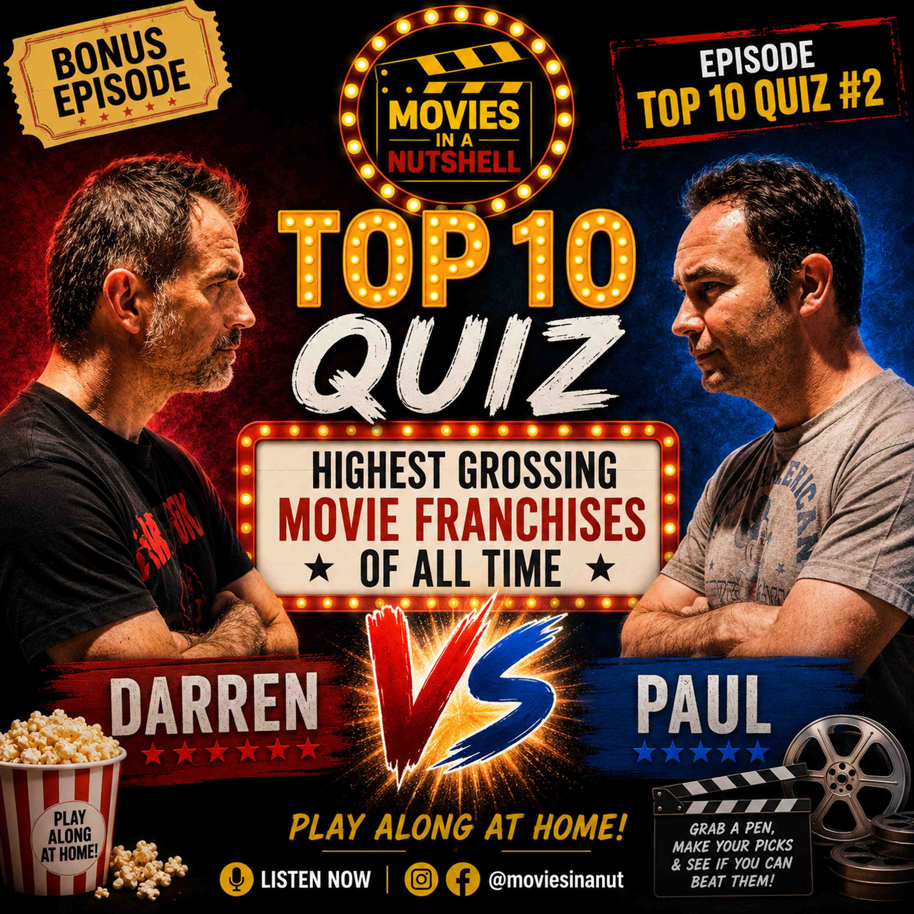 Top 10 Quiz - Highest Grossing Movie Franchises