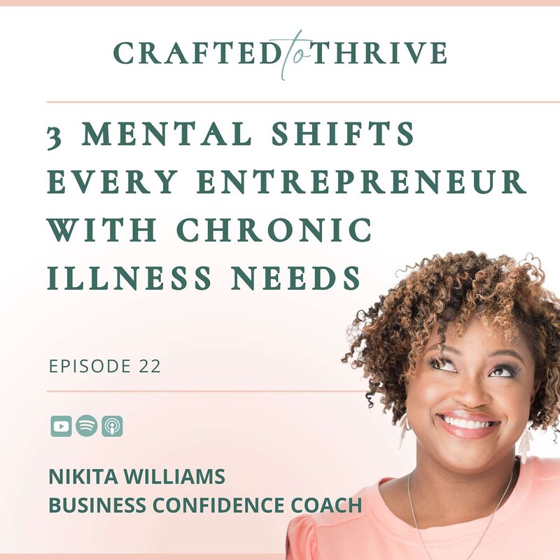 Artwork for podcast Business With Chronic Illness:  Simple Sustainable Growth and Burnout Healing For CEO Women
