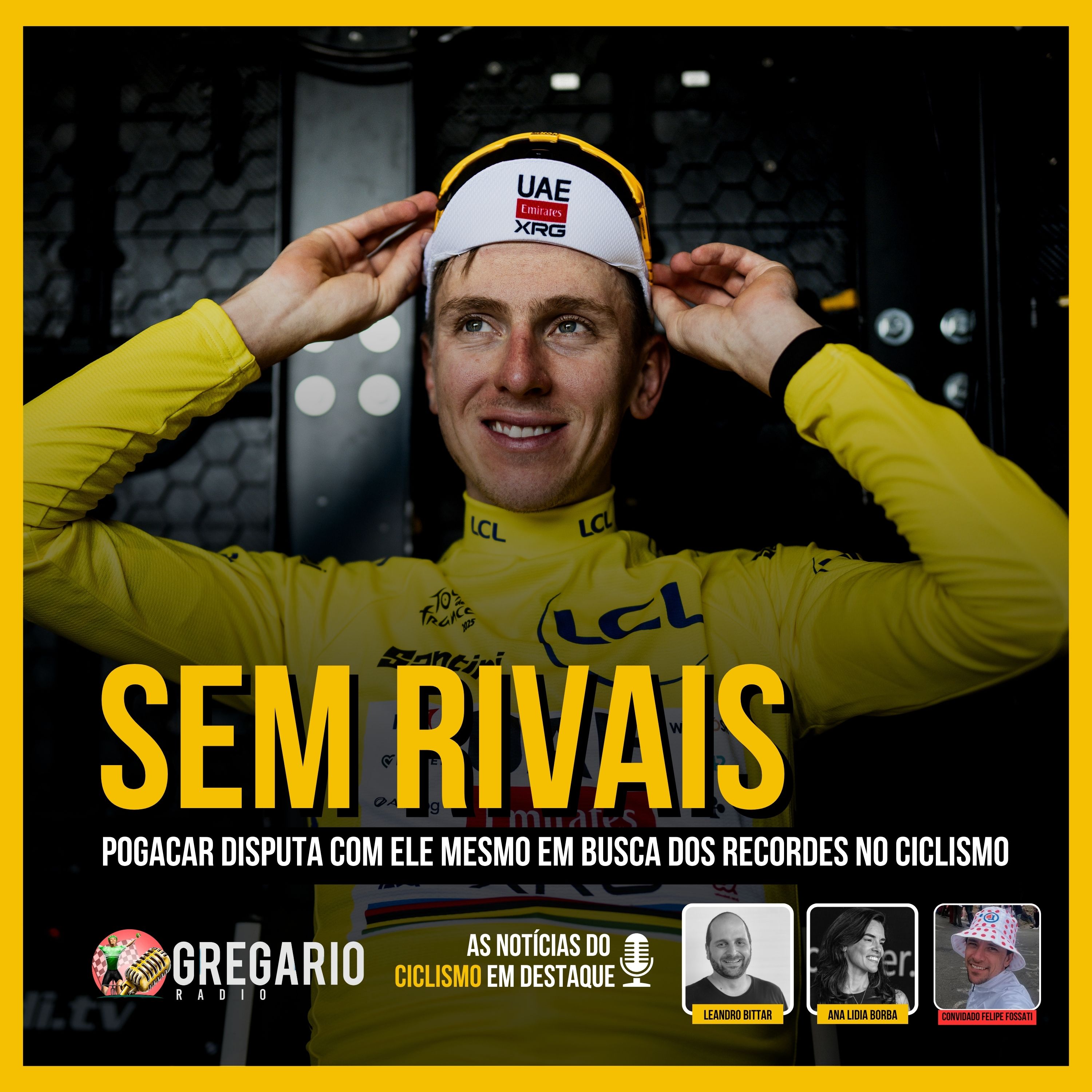 RADIO - Sem Rivais: Pogacar compete com ele mesmo pelos recordes no ciclismo
