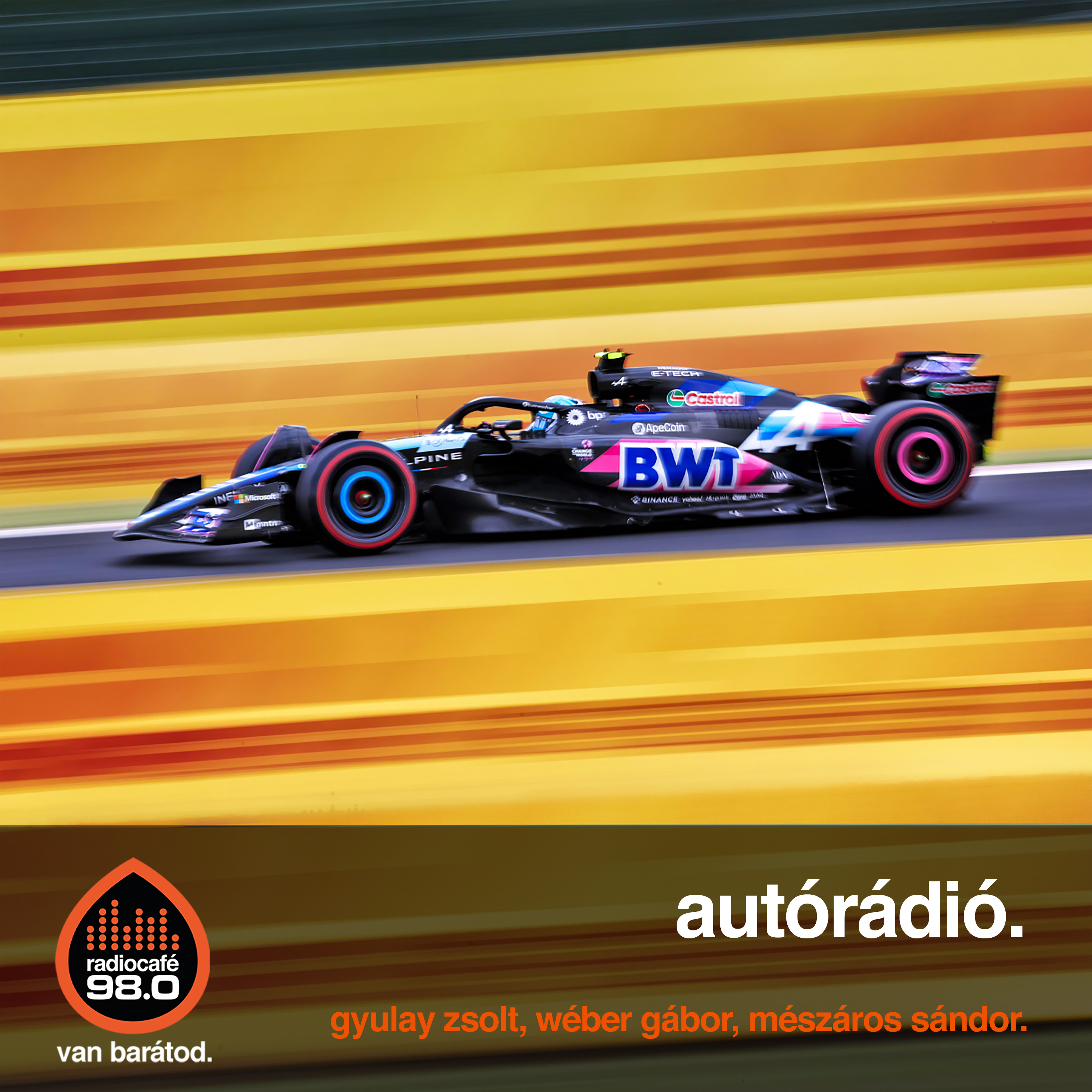 autórádió - szabadesés