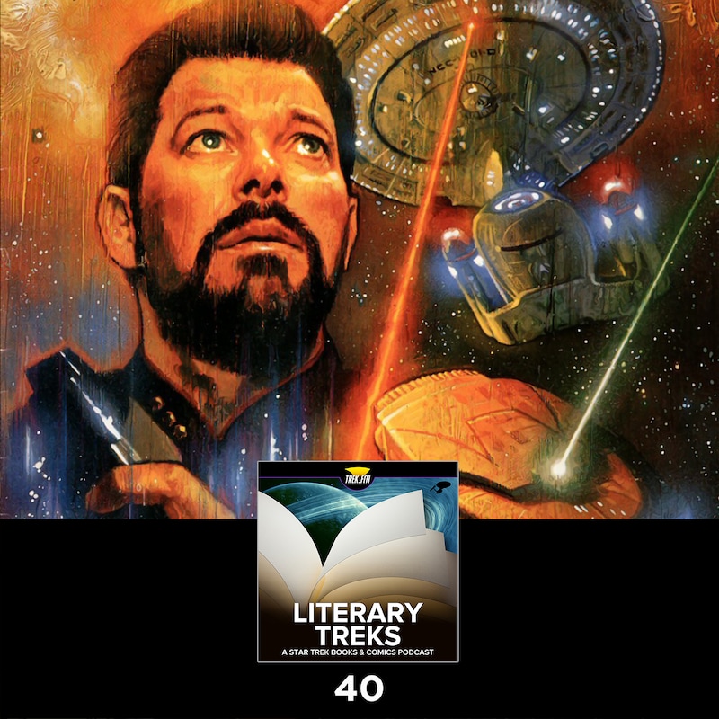 Artwork for podcast Literary Treks: A Star Trek Books and Comics Podcast