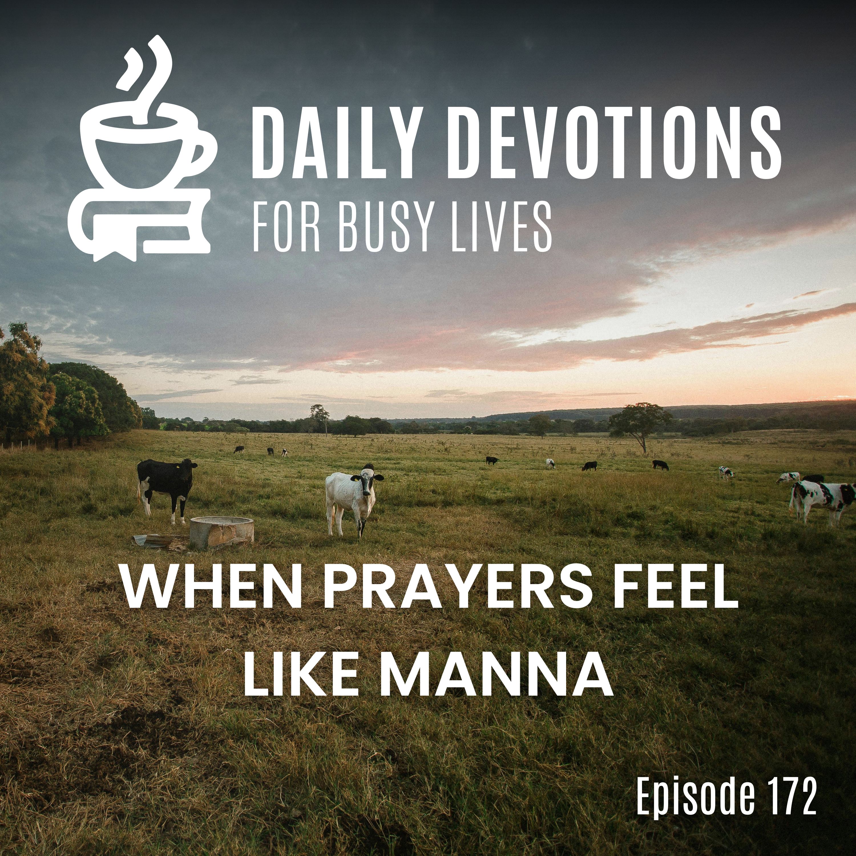 When Prayers Feel like Manna