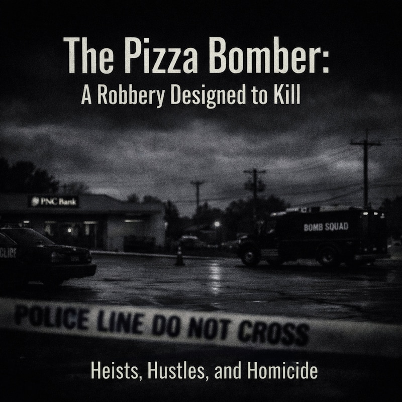 Artwork for podcast Heists, Hustles, and Homicide