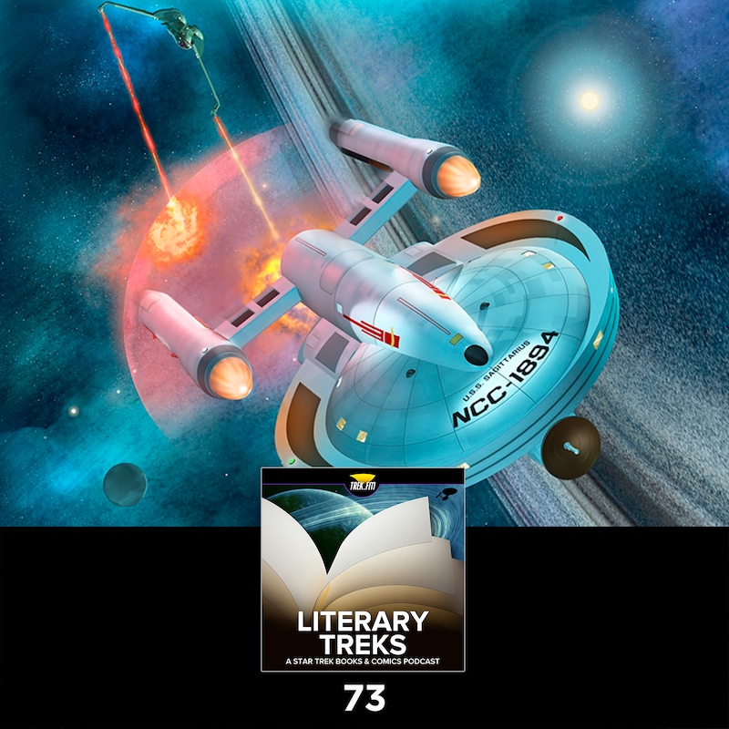 Artwork for podcast Literary Treks: A Star Trek Books and Comics Podcast