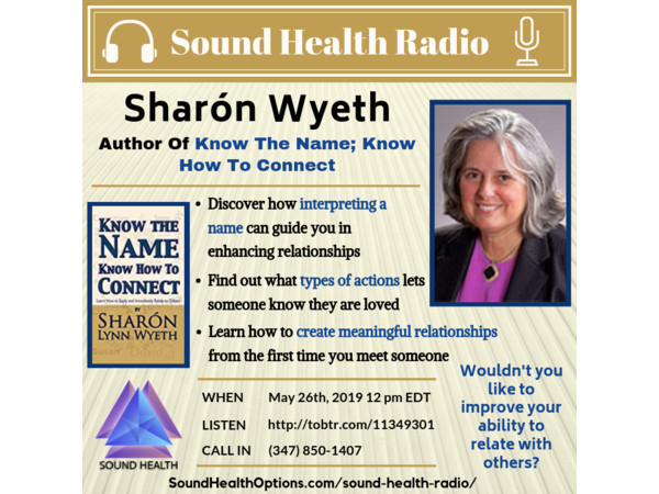 Sound Health Options - Richard ~ TalkToMeGuy & Sharry Edwards