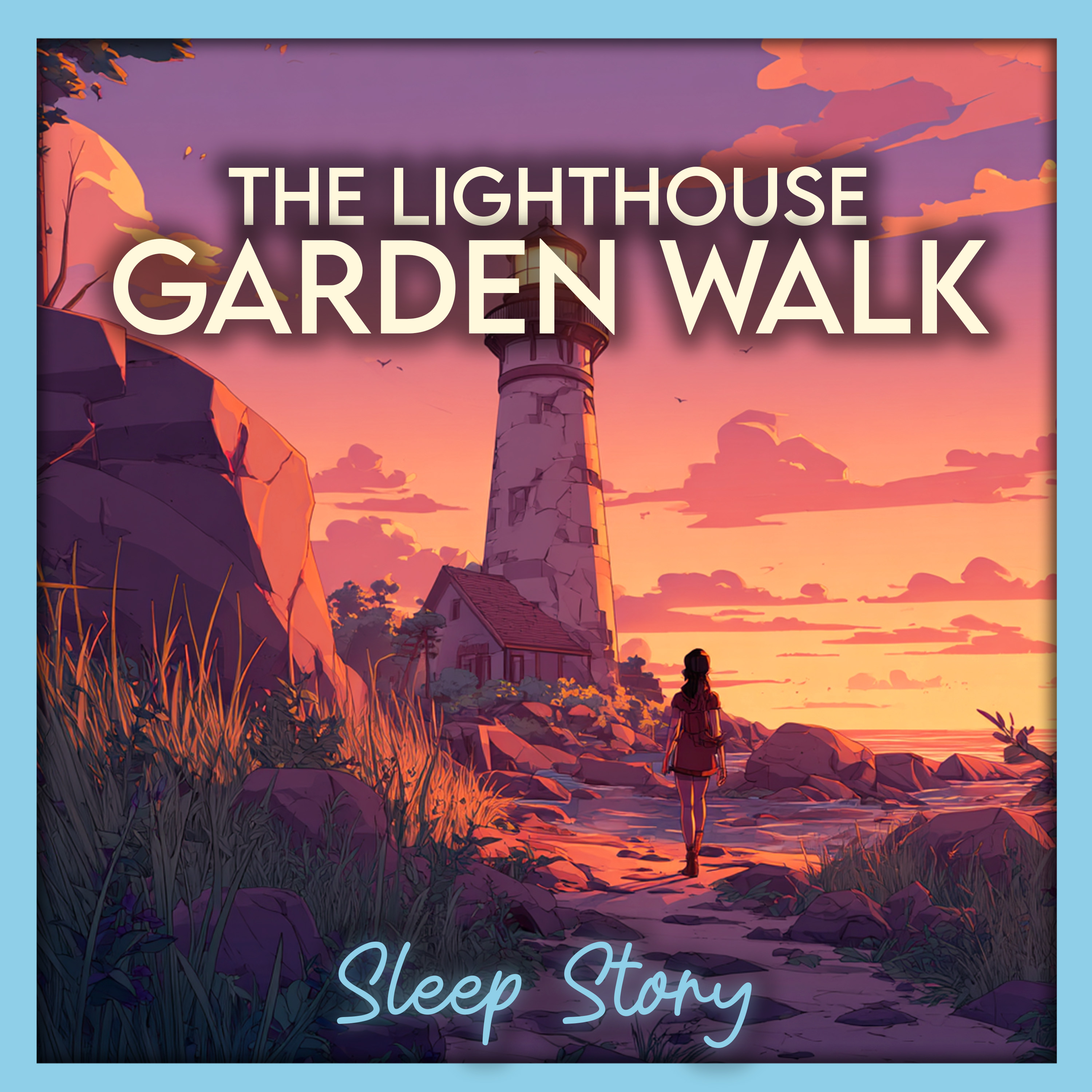 Bedtime Story for Grown Ups Cozy: A Lighthouse Garden Walk | Deep Sleep Aid & Gentle ASMR Storytelling