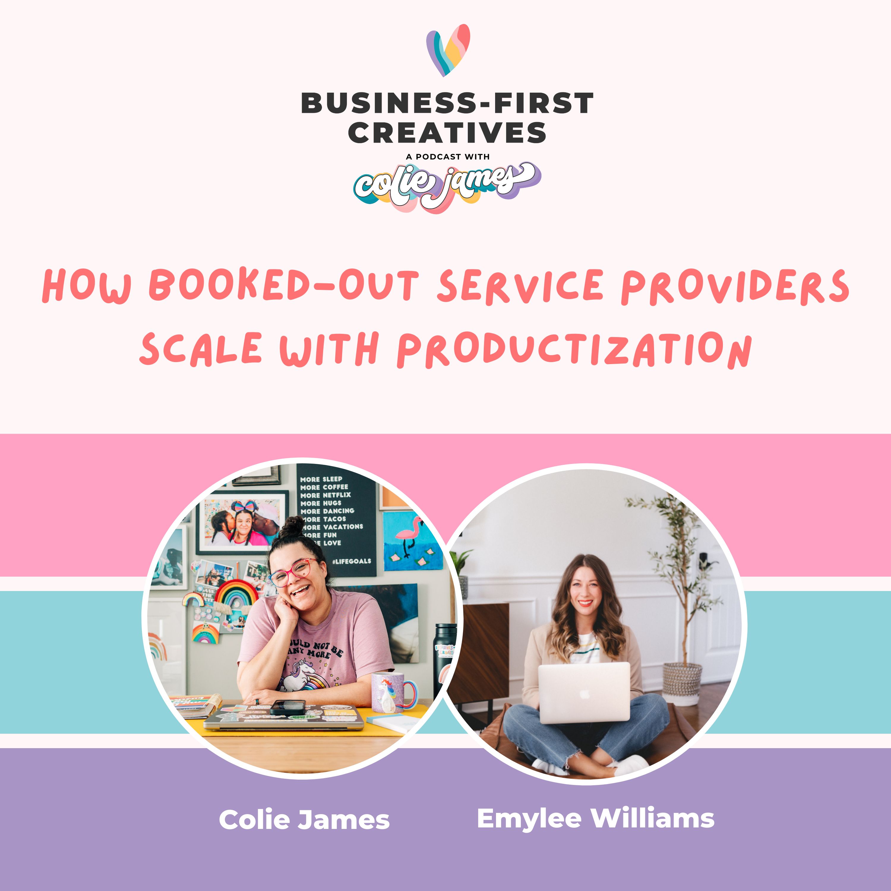 How Booked-Out Service Providers Scale with Productization with Emylee Williams episode artwork