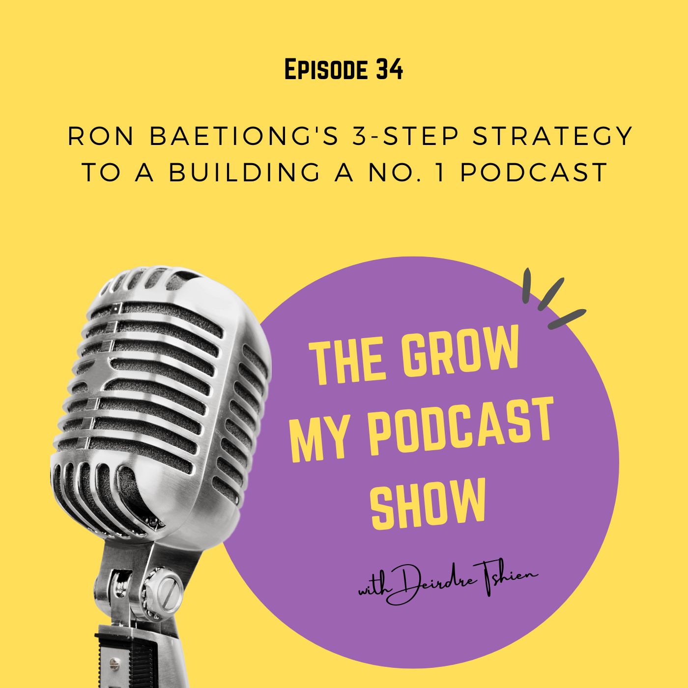 34. Ron Baetiong's 3-Step Strategy to a Building a No. 1 Podcast Image