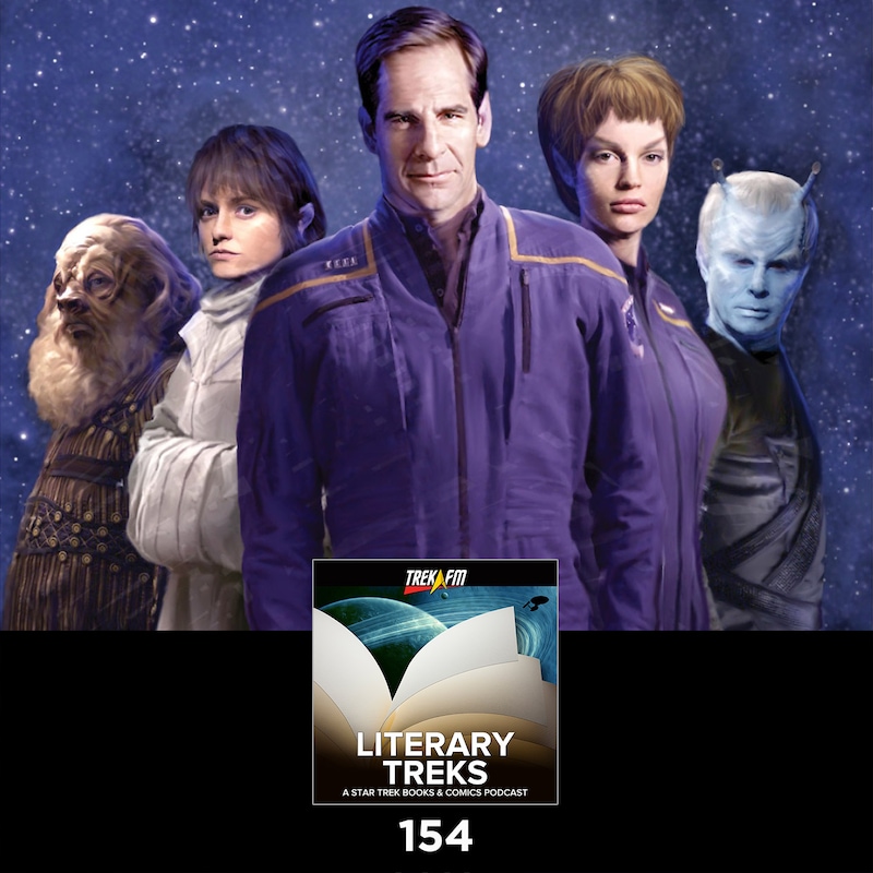 Artwork for podcast Literary Treks: A Star Trek Books and Comics Podcast