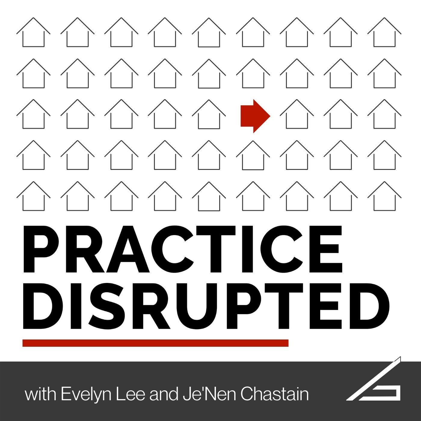 Artwork for podcast Practice Disrupted with Evelyn Lee and Je'Nen Chastain