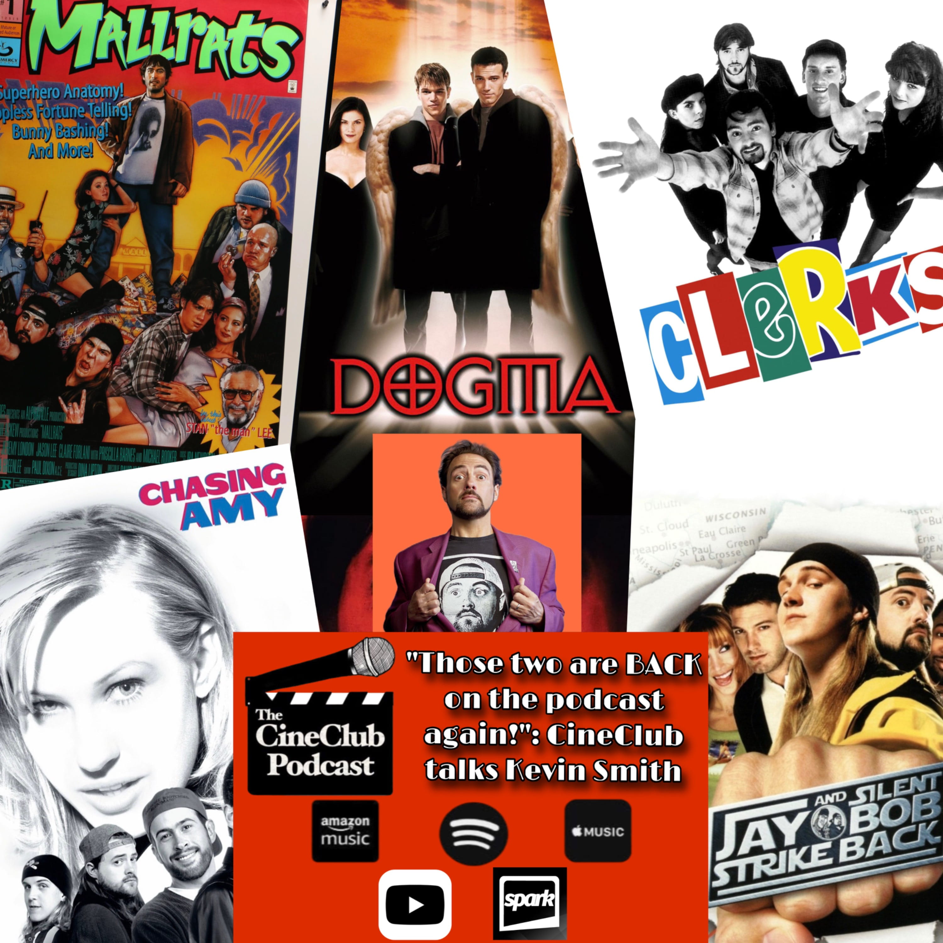 “Those two are BACK on the podcast again!”: CineClub talks Kevin Smith episode artwork