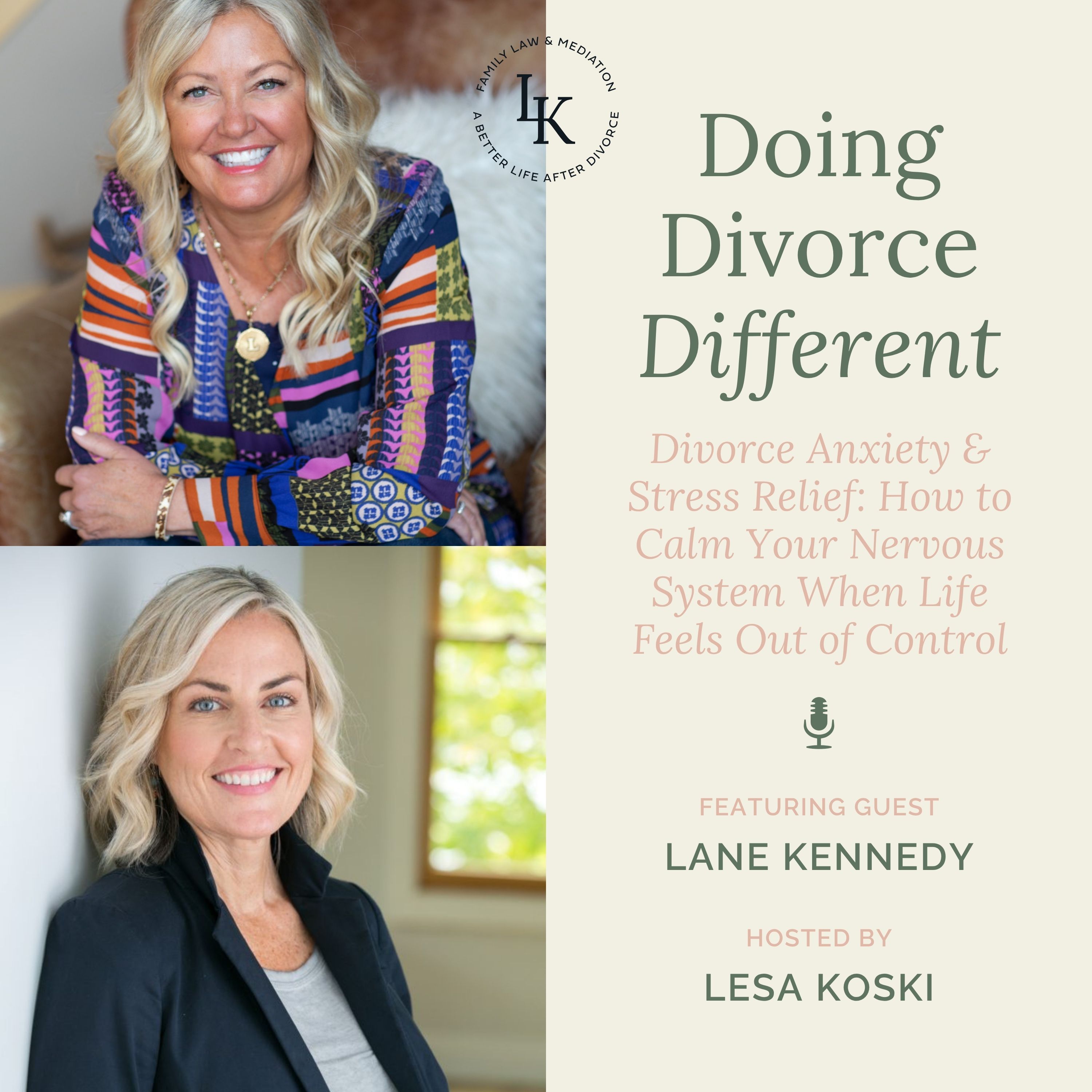 Divorce Anxiety & Stress Relief: How to Calm Your Nervous System When Life Feels Out of Control episode artwork