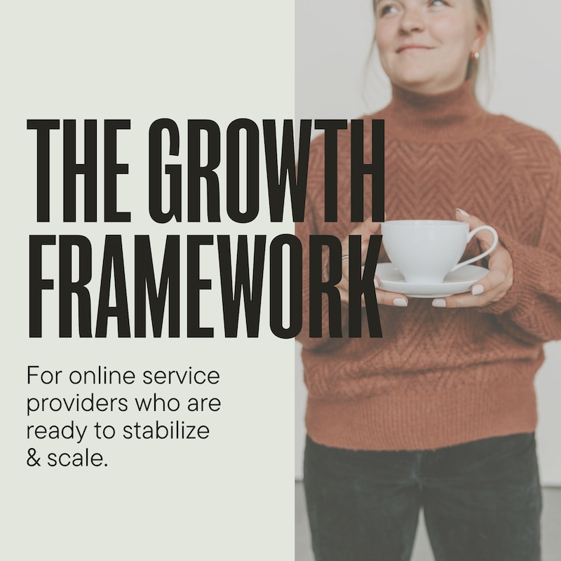 Artwork for podcast The Growth Framework, Sales, Lead Generation, and Offer Suite Strategy for Online Service Providers