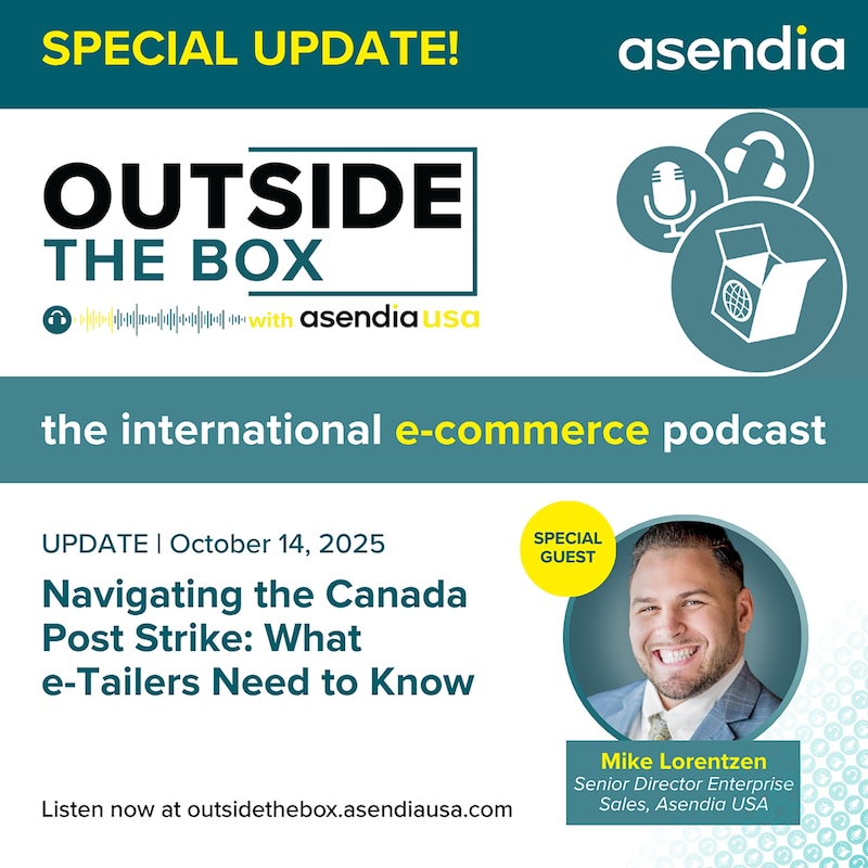 Artwork for podcast Outside the Box with Asendia USA: The International e-Commerce Podcast
