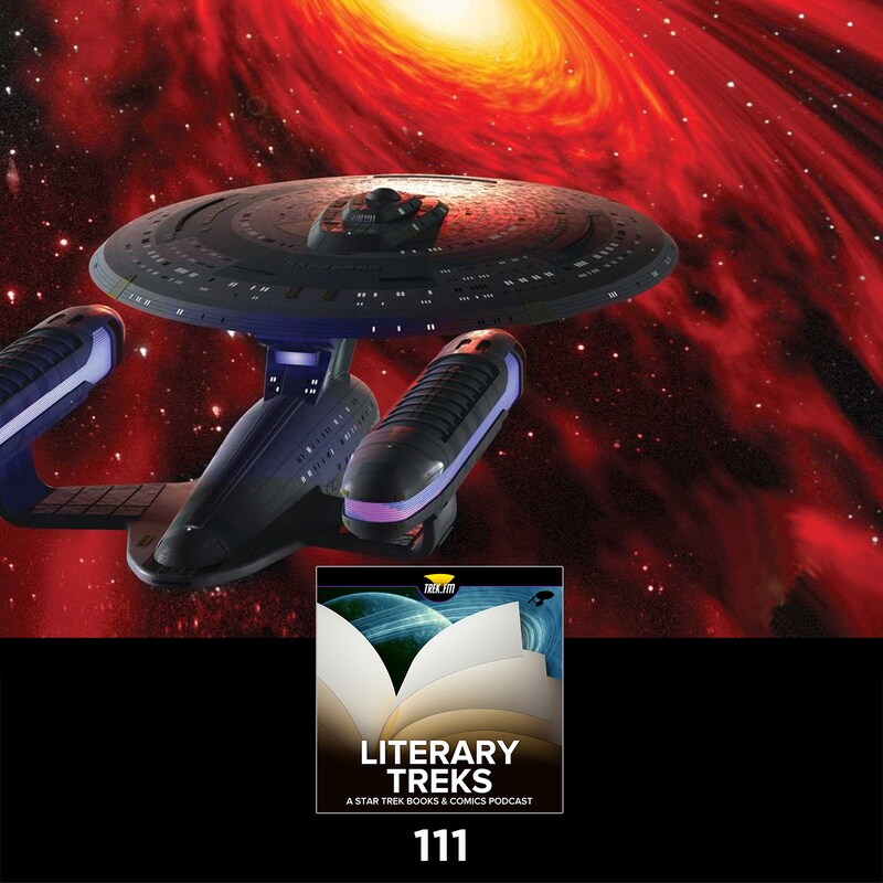 Artwork for podcast Literary Treks: A Star Trek Books and Comics Podcast