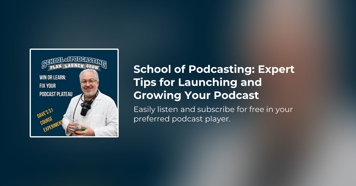Podcasting in Six Weeks: My $1 Class to Get Your Going