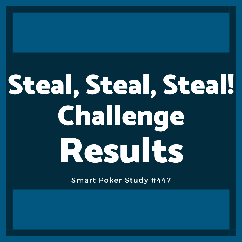 Pot Stealing Tips Plus Challenge Results #447