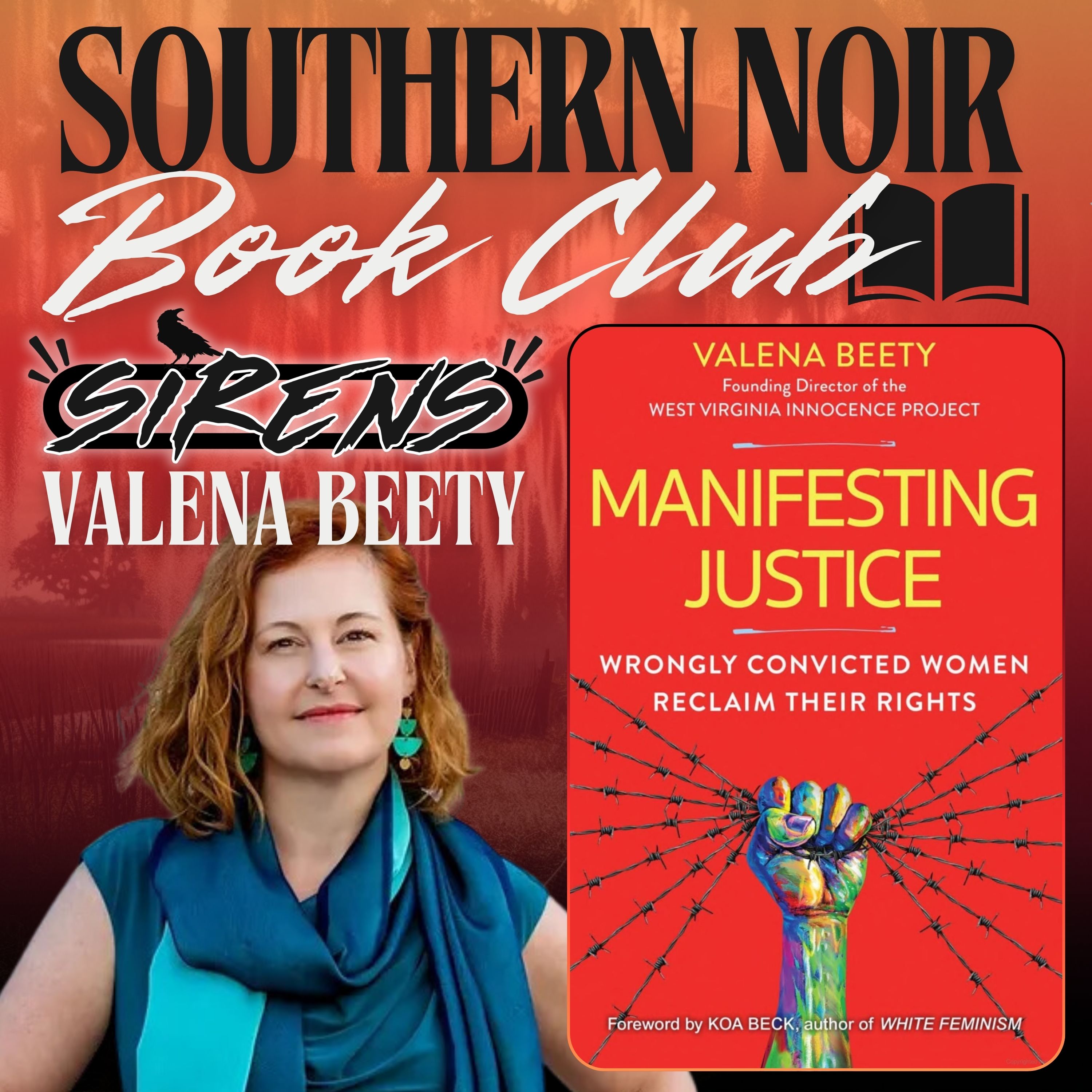 cover of episode Southern Noir Book Club | Valena Beety - "Manifesting Justice"