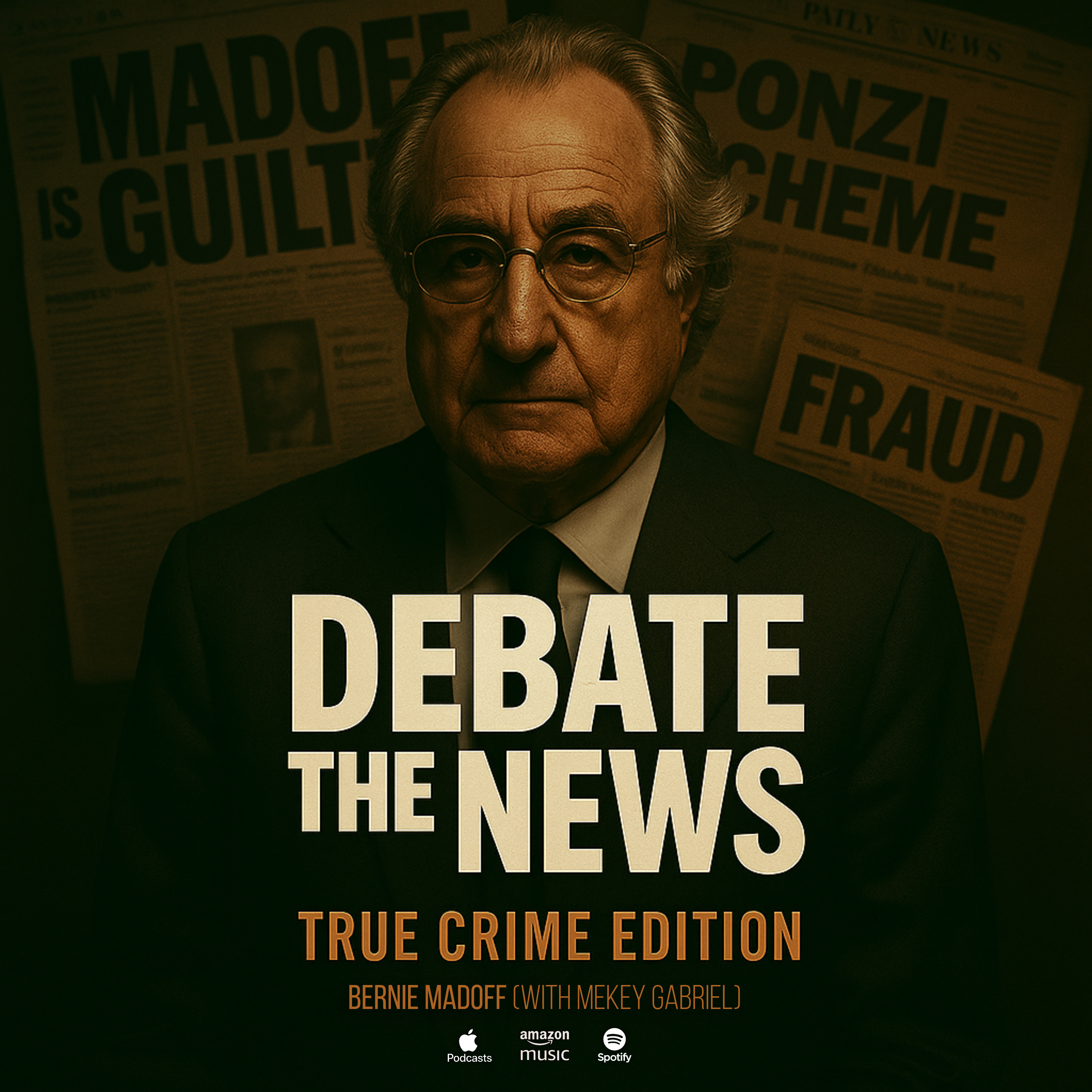 Bernie Madoff: The Crime of the Century (with Mekey Gabriel) episode artwork