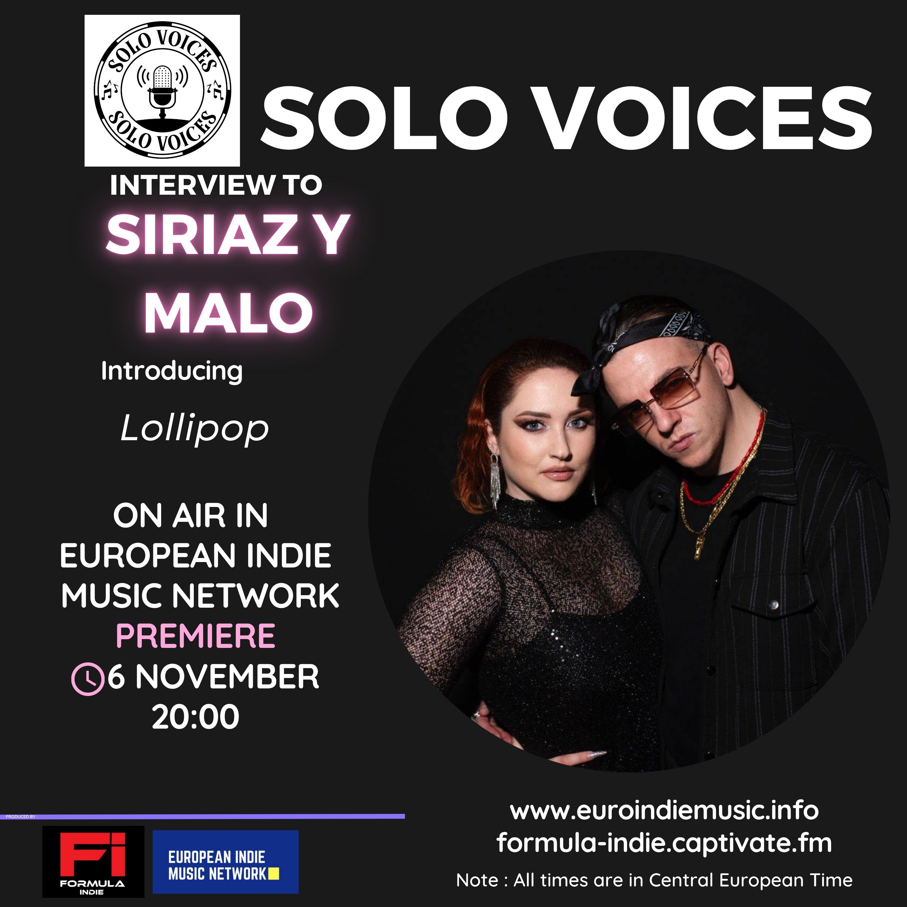 SoloVoices Siriaz Y Malo introducing Lollipop