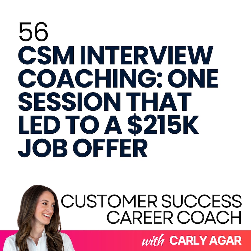 Artwork for podcast Customer Success Career Coach