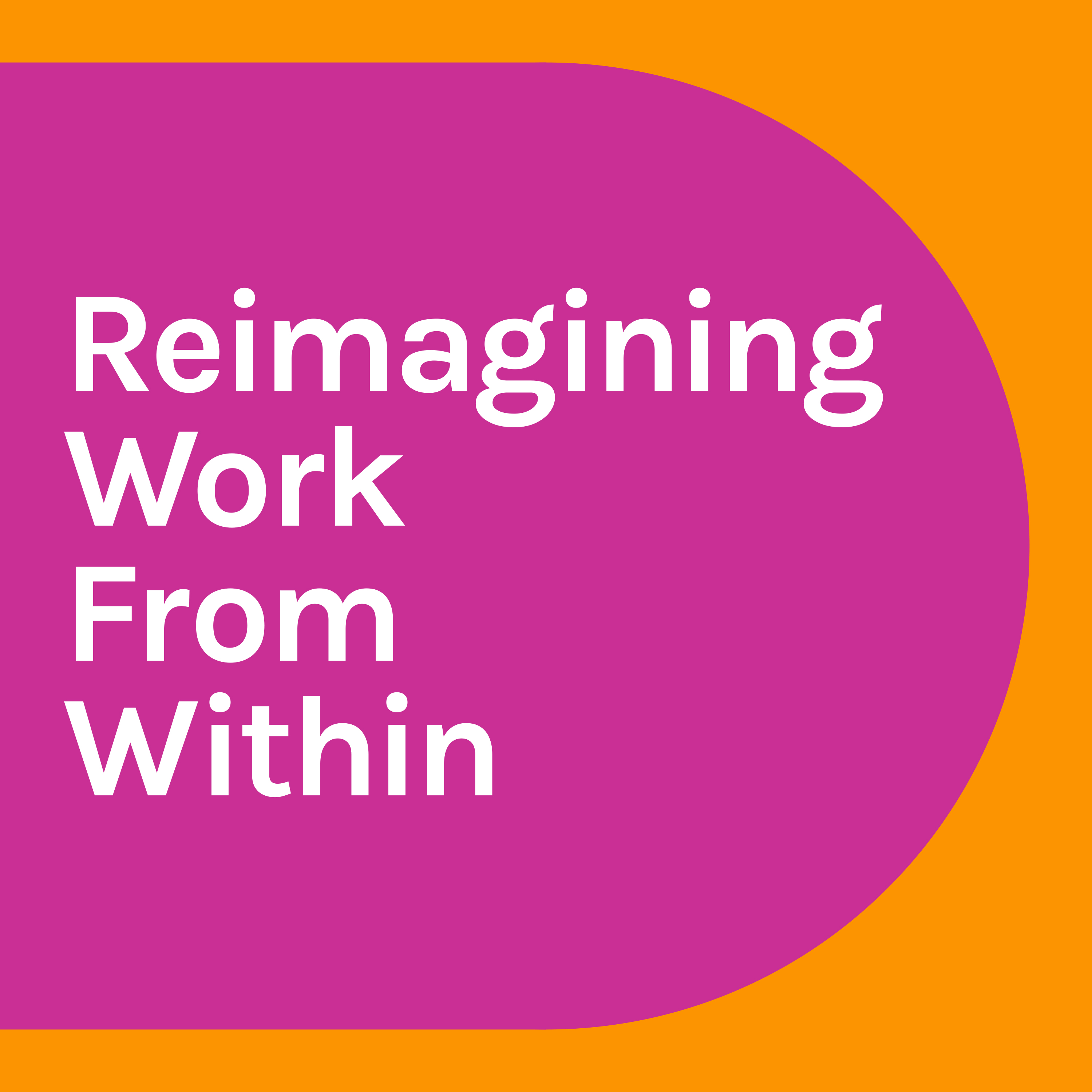 Artwork for Reimagining Work From Within