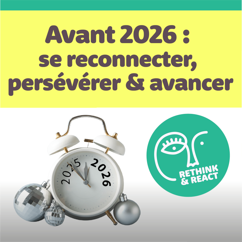 Artwork for podcast Rethink and React; Santé, Environnement, Transformons demain