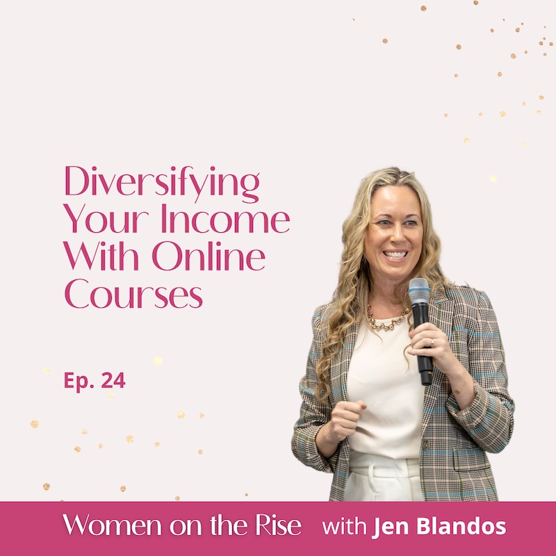 Artwork for podcast Women On The Rise with Jen Blandos - Powered By Female Fusion