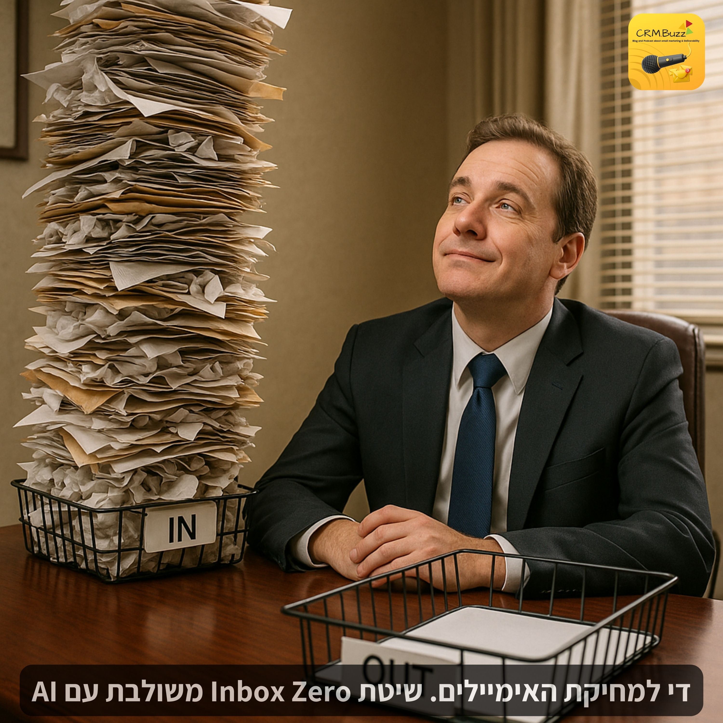 די למחיקת האימיילים! שיטת Inbox Zero משולבת עם AI