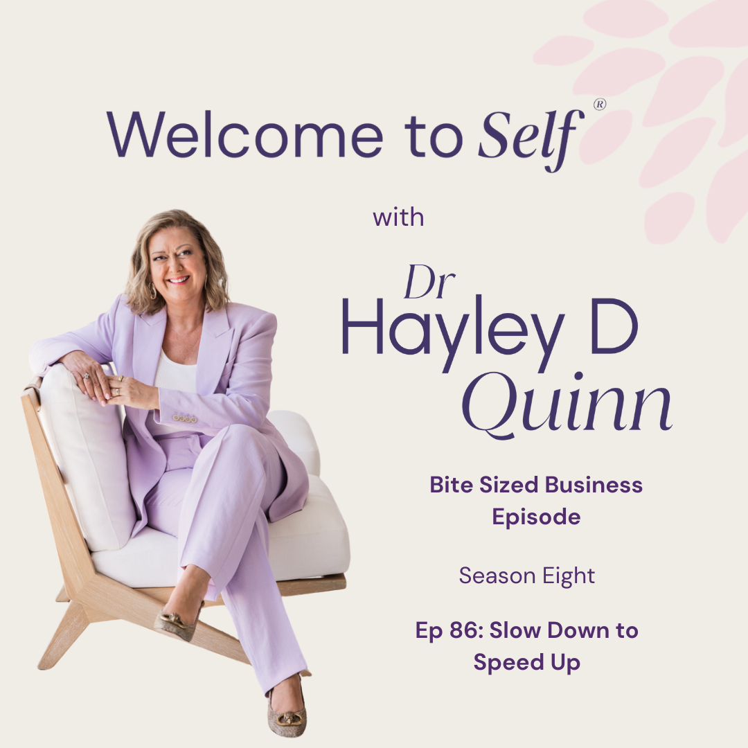 Episode #86 Slow Down to Speed Up