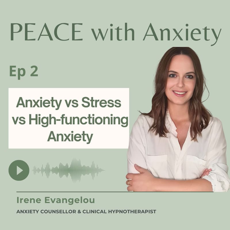 Artwork for podcast PEACE with Anxiety: Heal High functioning Anxiety and Overthinking