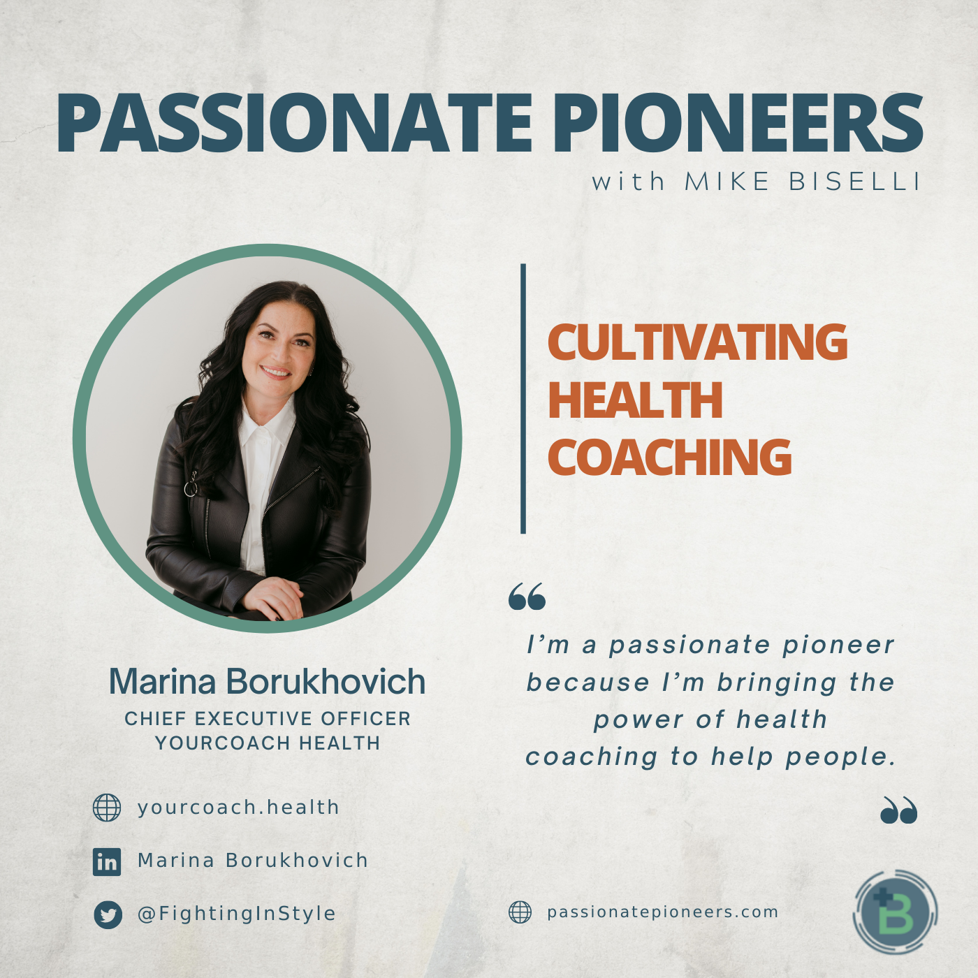 Cultivating Health Coaching with Marina Borukhovich