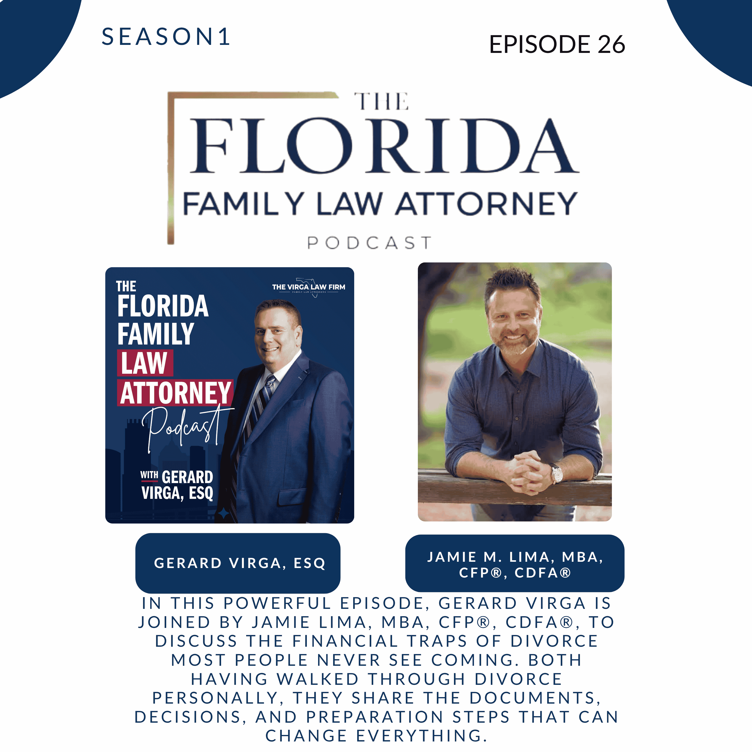 The Financial Traps of Divorce Most People Never See Coming with Jamie Lima, CDFA®