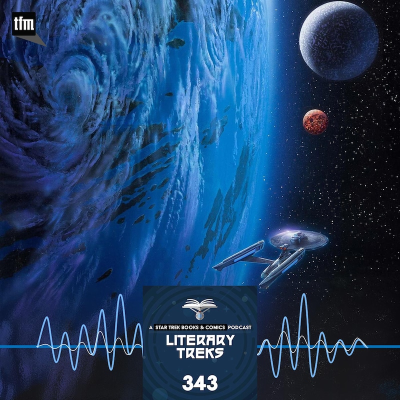 Artwork for podcast Literary Treks: A Star Trek Books and Comics Podcast