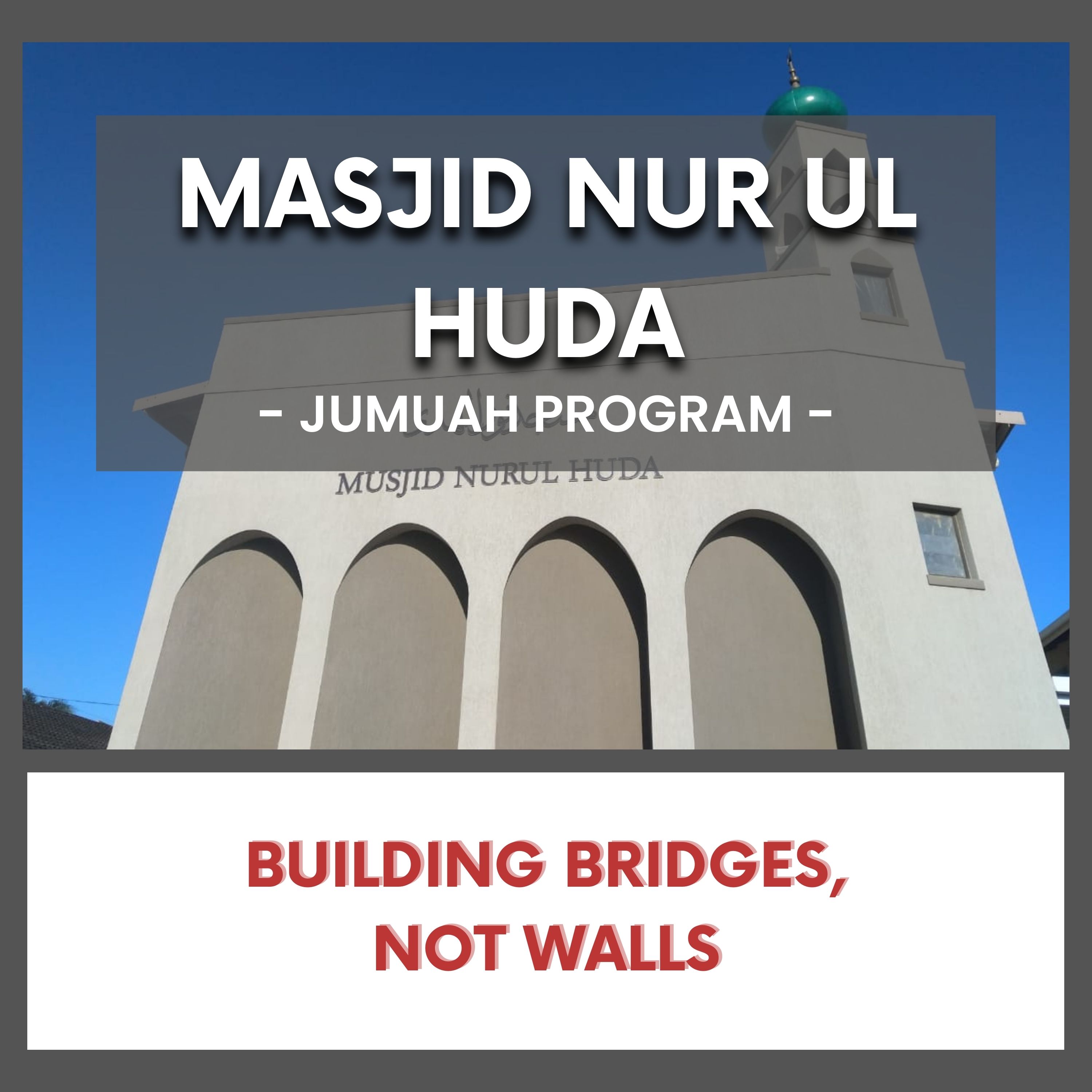 Building Bridges, Not Walls