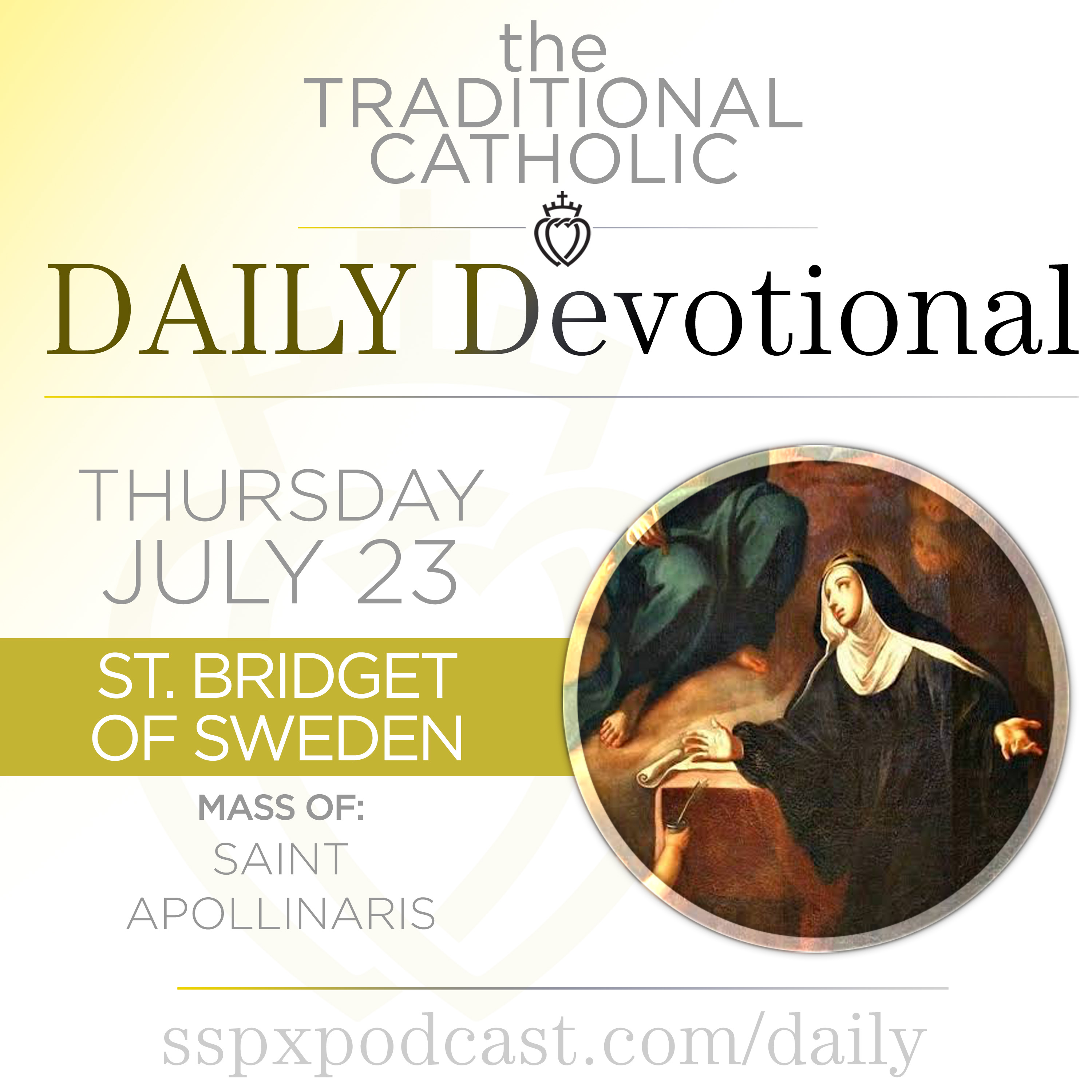 Jul 23 – S Apollinaris / S Bridget of Sweden episode artwork