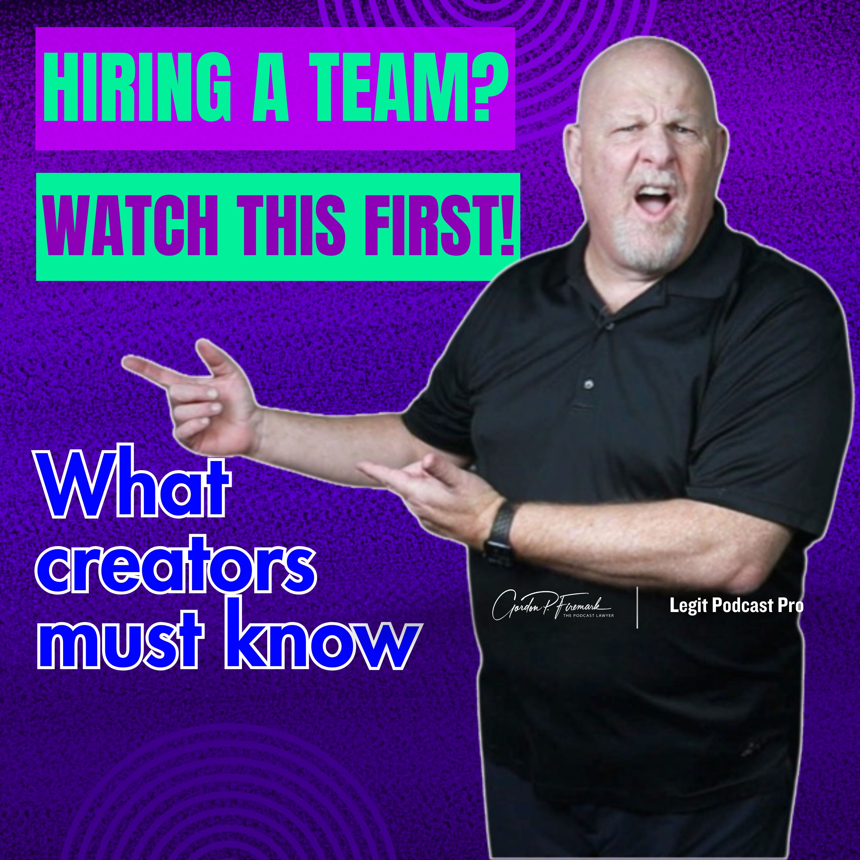 Hiring Team for Your Show: The Legal Way.