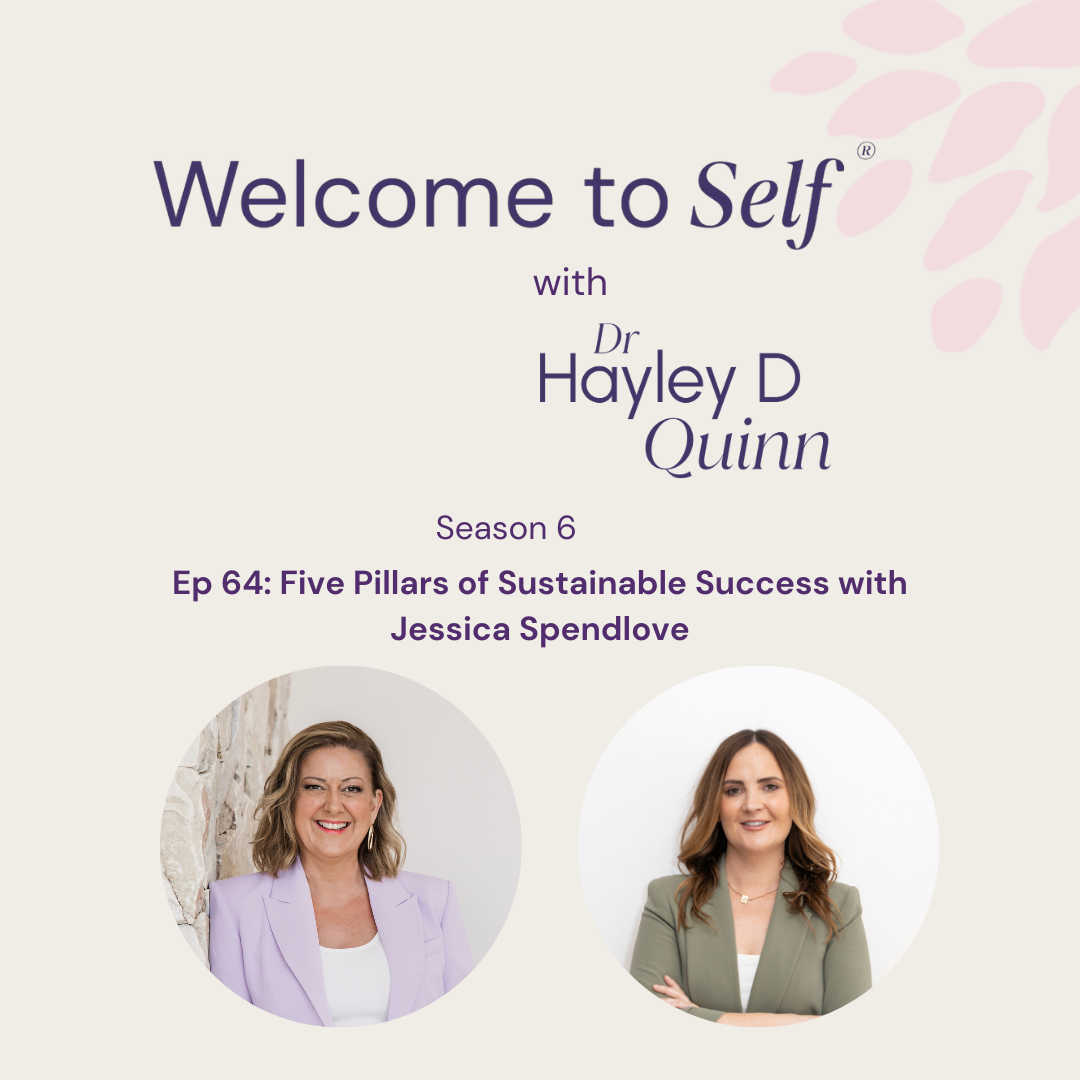 Episode #64 Five Pillars of Sustainable Success with Jessica Spendlove episode artwork