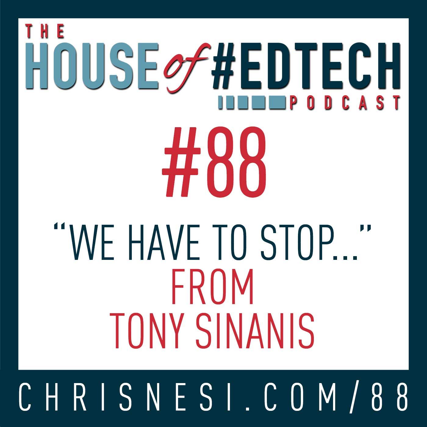 "We Have To Stop..." From Tony Sinanis