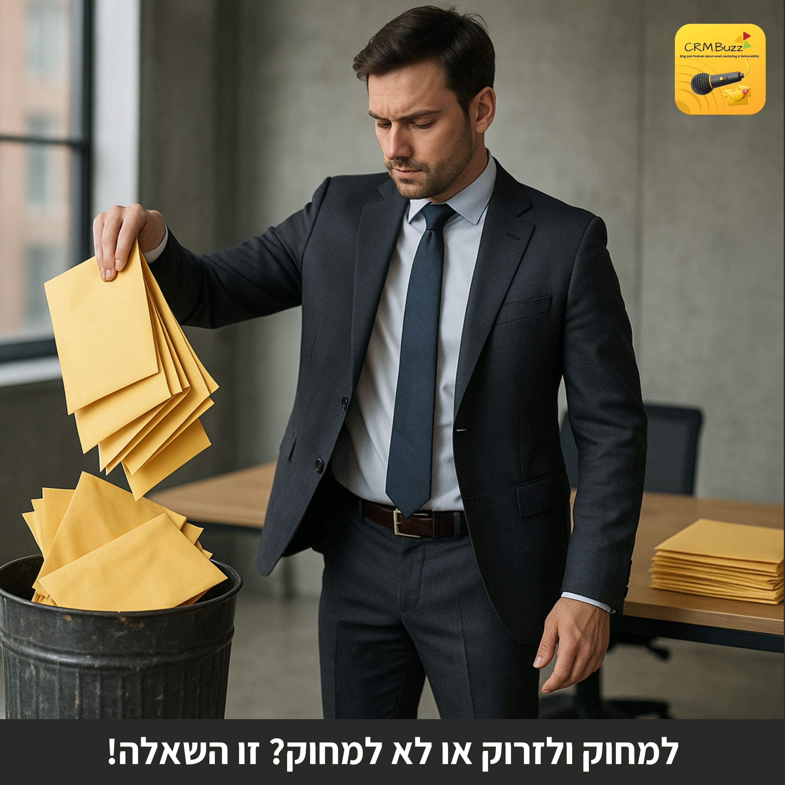למחוק או לא למחוק - זו השאלה (שחוזרת על עצמה) CRM.Buzz – שיווק, חווית לקוח, טכנולוגיה, דאטה ועוד. מגיש: סלע יפה למחוק או לא למחוק - זו השאלה (שחוזרת על עצמה)