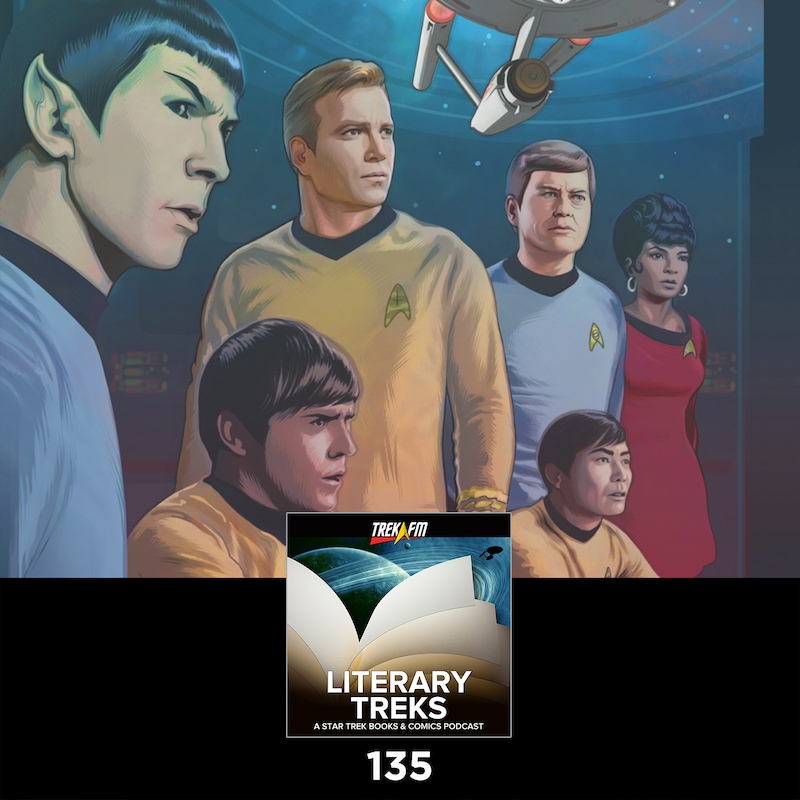 Artwork for podcast Literary Treks: A Star Trek Books and Comics Podcast